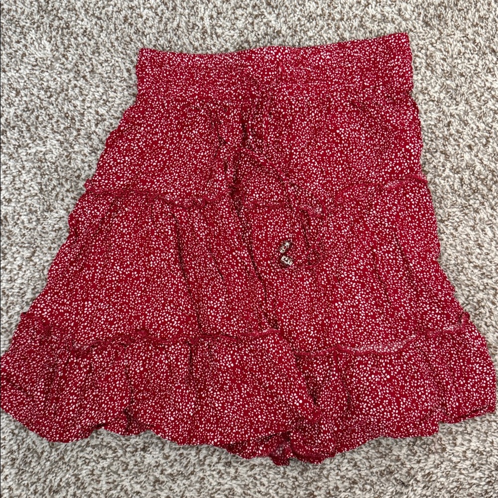 Princess Polly red skirt